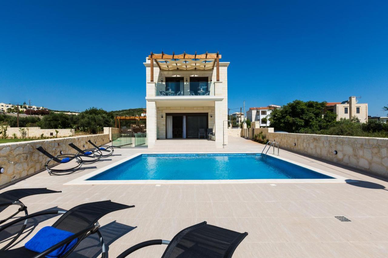 Eudora Luxury Stone Villa Almirida المظهر الخارجي الصورة