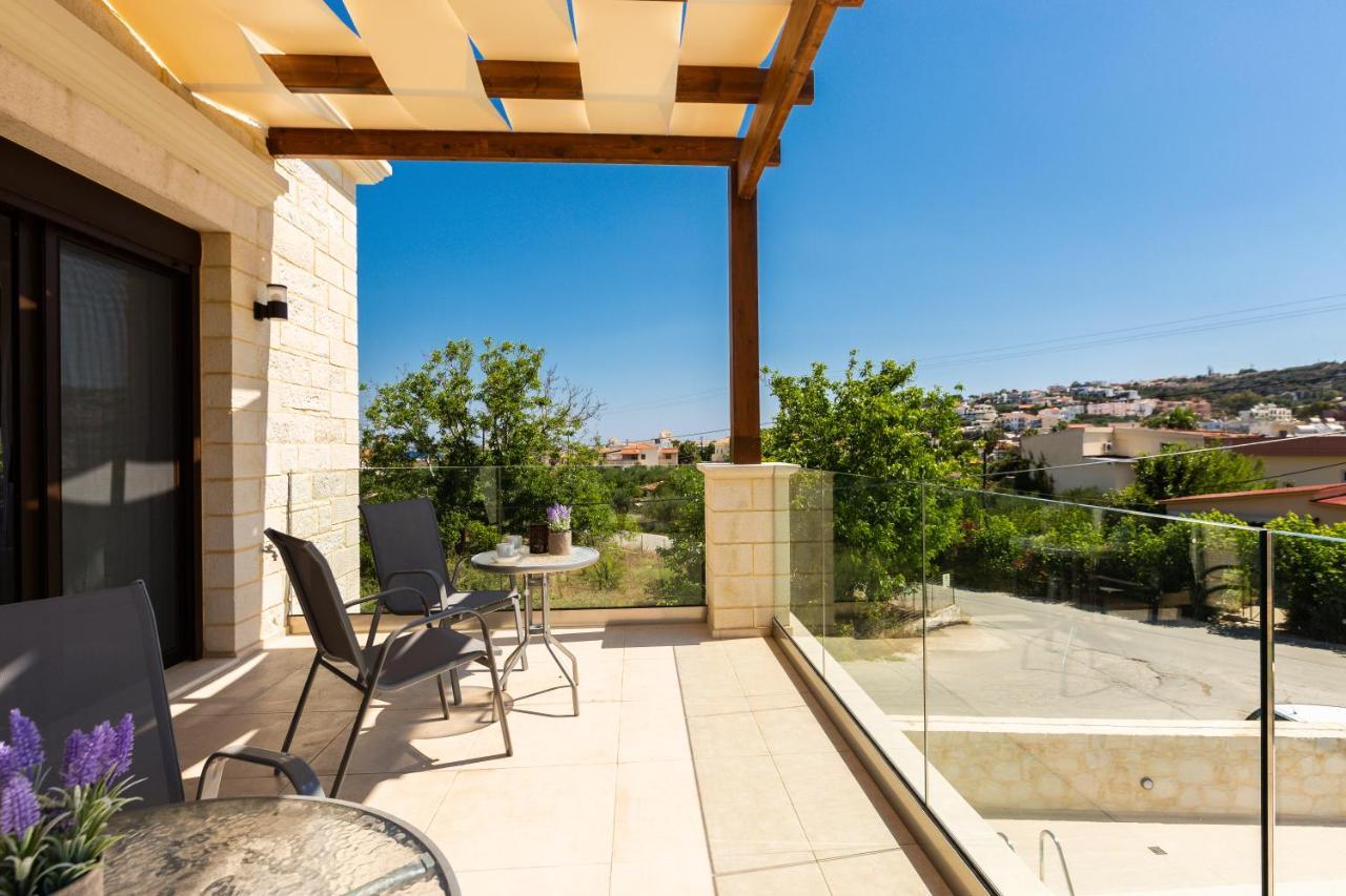 Eudora Luxury Stone Villa Almirida المظهر الخارجي الصورة
