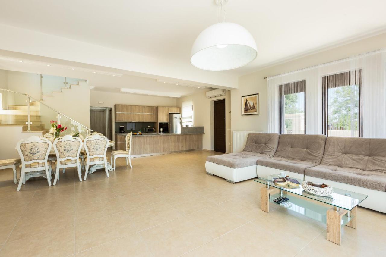 Eudora Luxury Stone Villa Almirida المظهر الخارجي الصورة