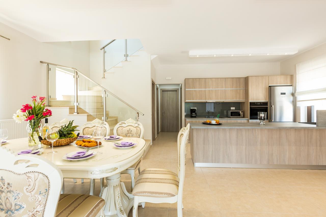Eudora Luxury Stone Villa Almirida المظهر الخارجي الصورة