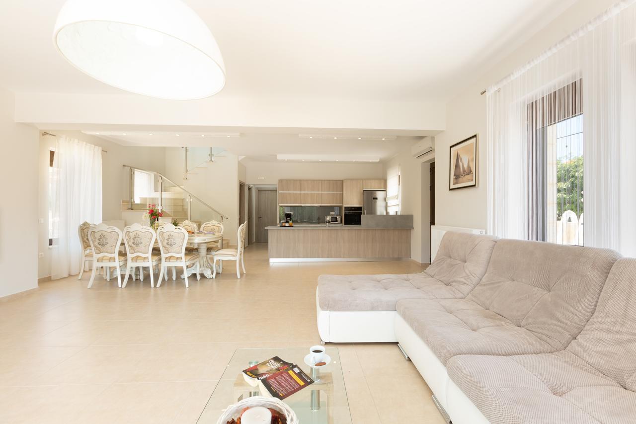 Eudora Luxury Stone Villa Almirida المظهر الخارجي الصورة