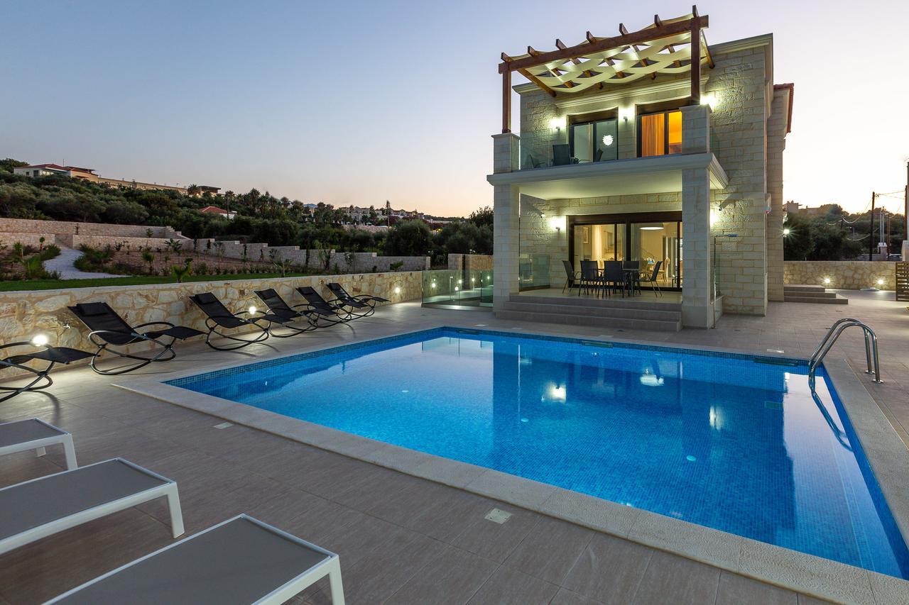 Eudora Luxury Stone Villa Almirida المظهر الخارجي الصورة