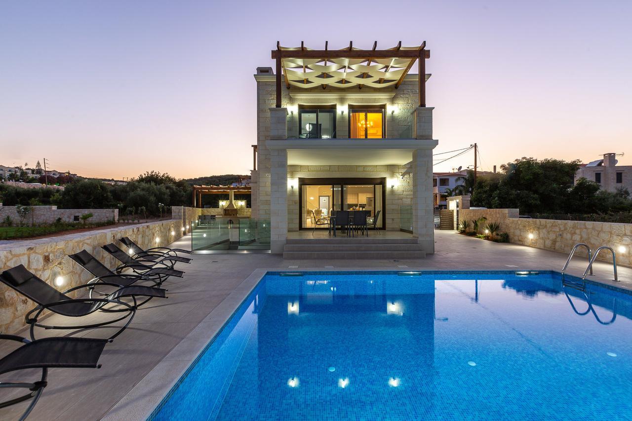 Eudora Luxury Stone Villa Almirida المظهر الخارجي الصورة